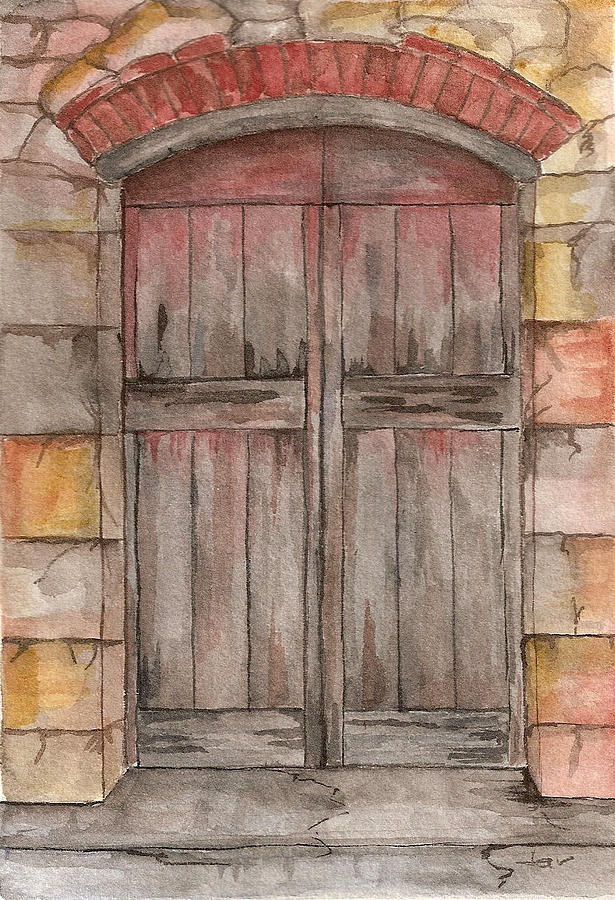 Door Series - Door 5 Painting by Judith Rice - Fine Art America