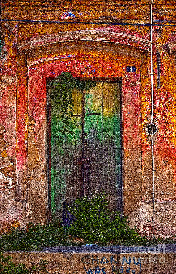 Door Series - Green Photograph by Susan Parish
