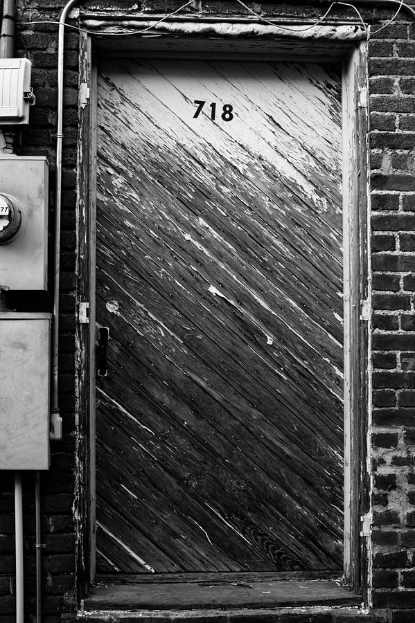 Door to 718 Photograph by Hillis Creative