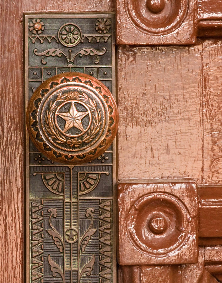 Door to Texas State Capital Photograph by David and Carol Kelly