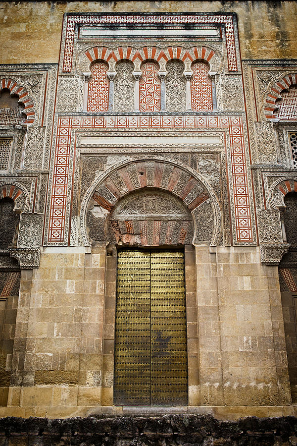 Architecture Photograph - Door to the Mosque Cathedral of Cordoba by Artur Bogacki