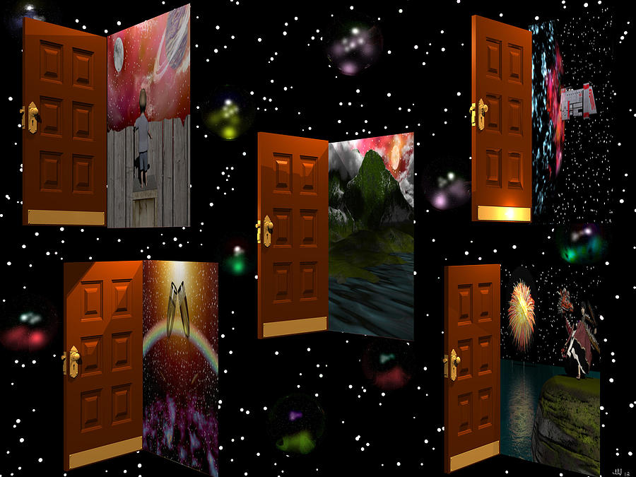 Door to Your Dreams Digital Art by Michele Wilson