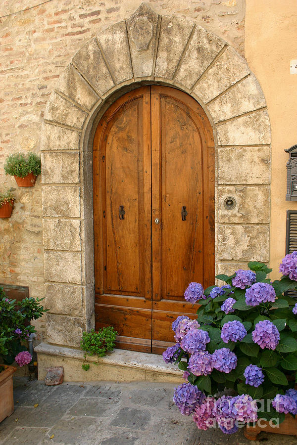 Door, Tuscany Photograph by Holly C. Freeman