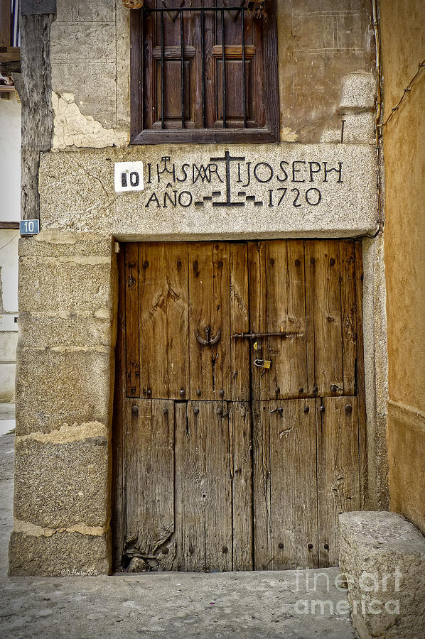 Door Year 1720 Photograph by Dee Flouton