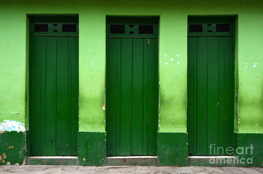 Doors And Windows Lencois Brazil 1 Photograph by Bob Christopher
