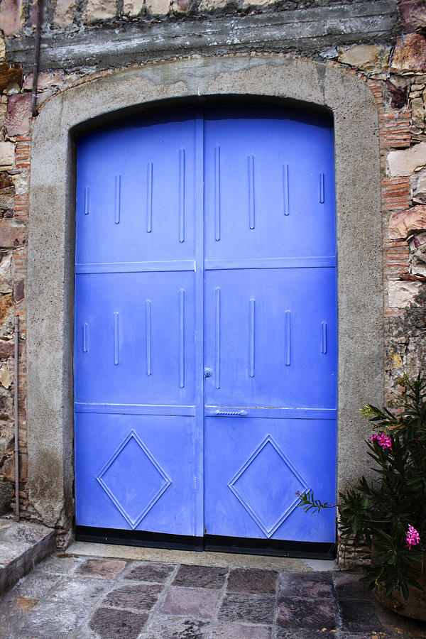 Doors in Blue Photograph by Cathy Anderson
