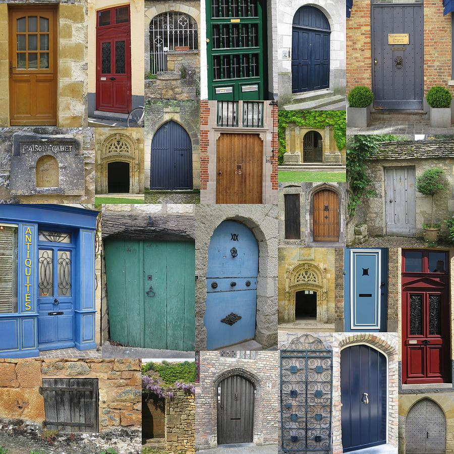 Doors In France And Belgium Photograph