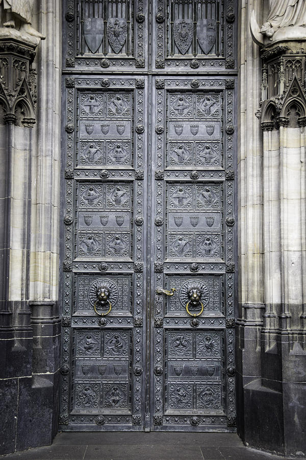 Doors of Cologne 04 Photograph by Teresa Mucha