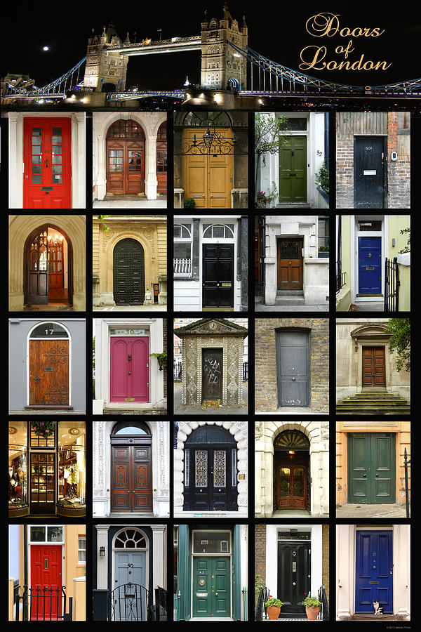 London Photograph - Doors of London II by Hermes Fine Art