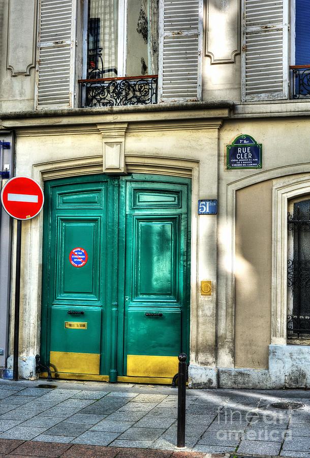 Doors Of Rue Cler Photograph by Mel Steinhauer
