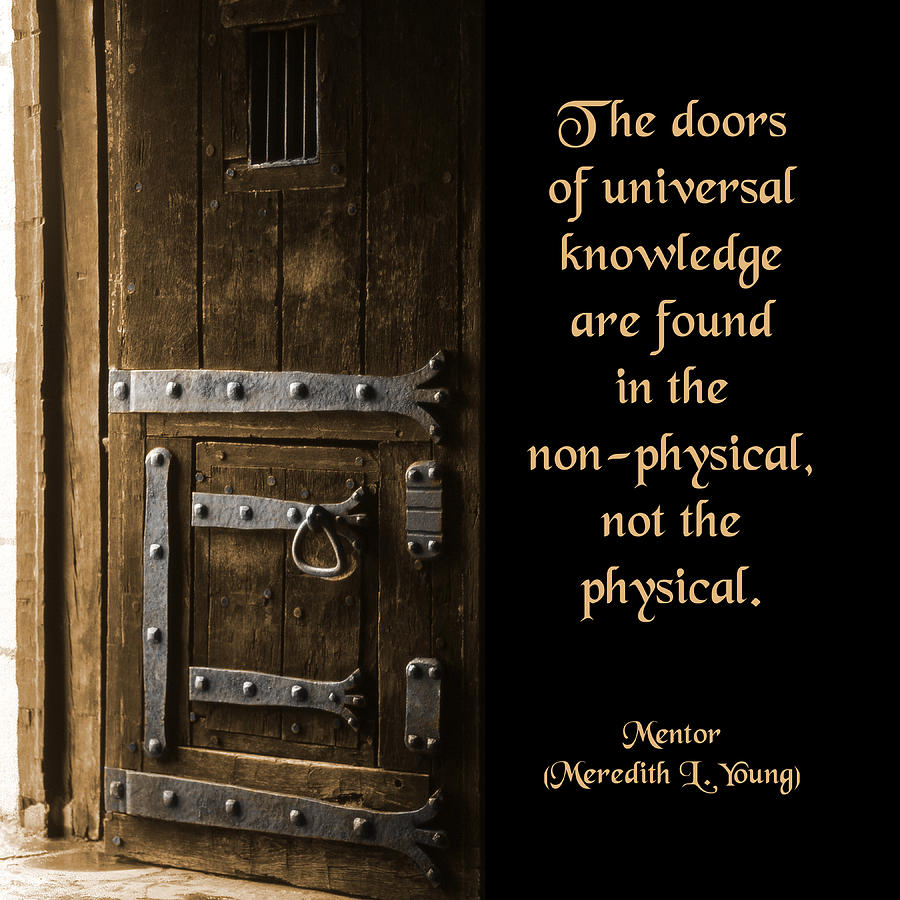 Doors of Universal Knowledge Photograph by Mike Flynn