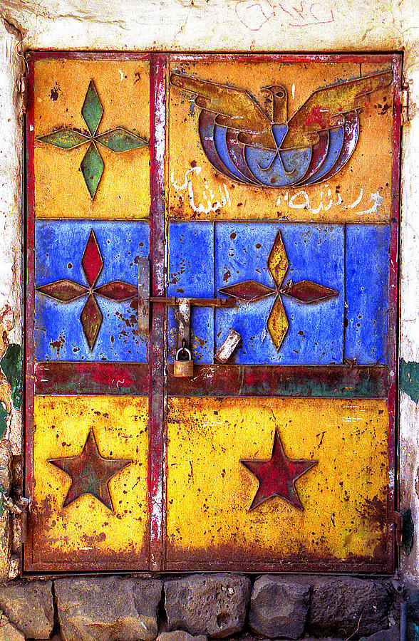Doors of Yemen 7 Photograph by Robert Woodward