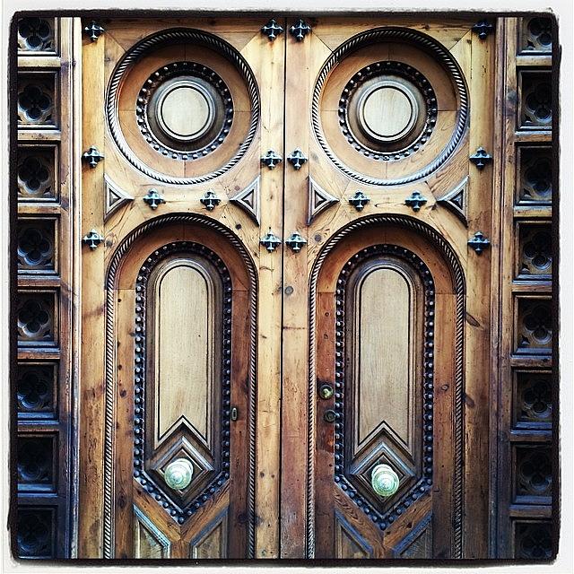 Street Photograph - #doors #street #architect #house by Julia Zander