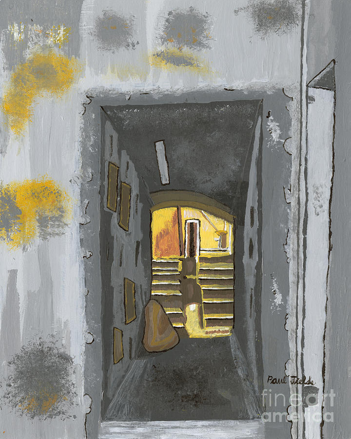 Doorway in Cinque Terra Painting by Paul Fields