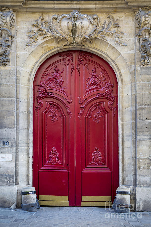 Doorway in Marais Photograph by Brian Jannsen