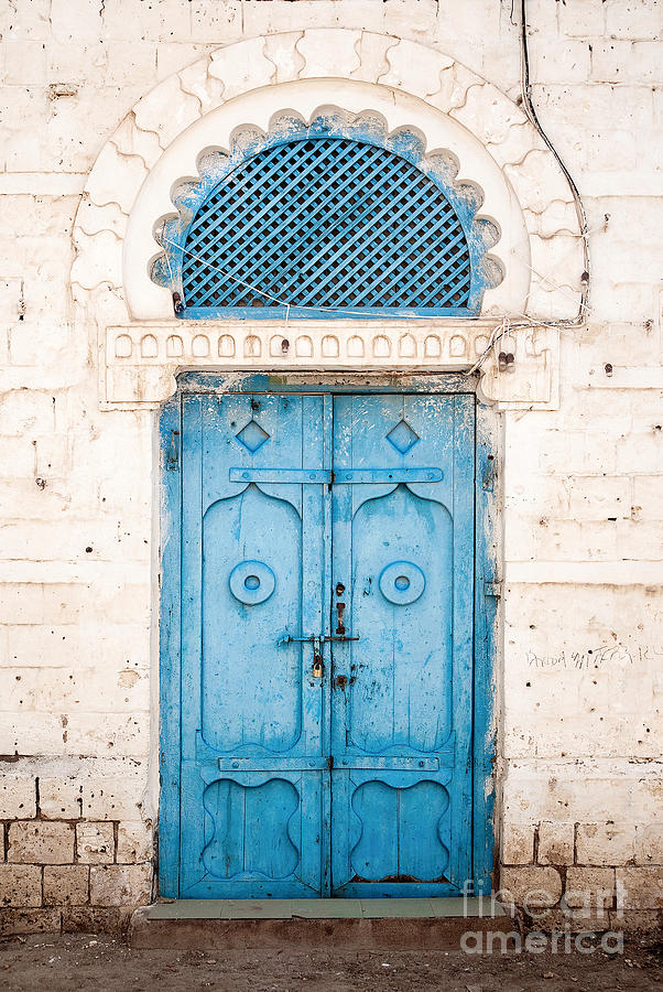 Architecture Photograph - Doorway In Massawa Eritrea Ottoman Influence  by JM Travel Photography