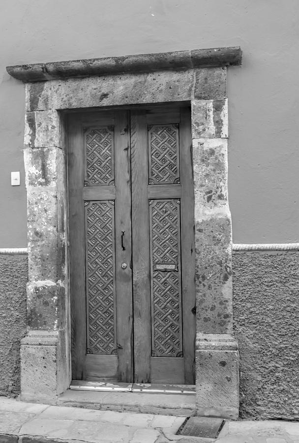 Doorway in San Miguel De Allende Photograph by Cathy Anderson