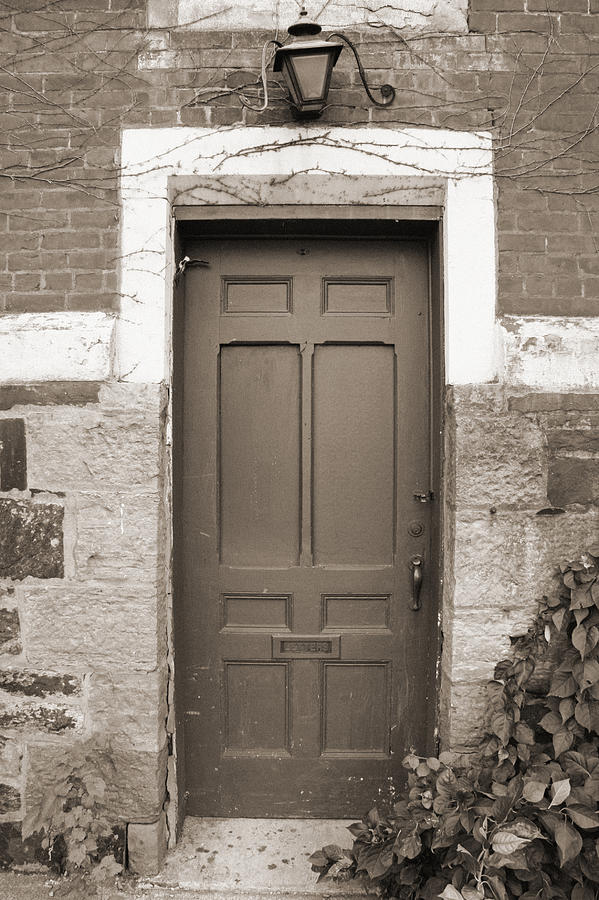Doorway in Sepia Photograph by Brooke T Ryan