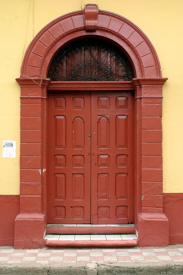 Doorway of Nicaragua 004 Photograph by David Beebe