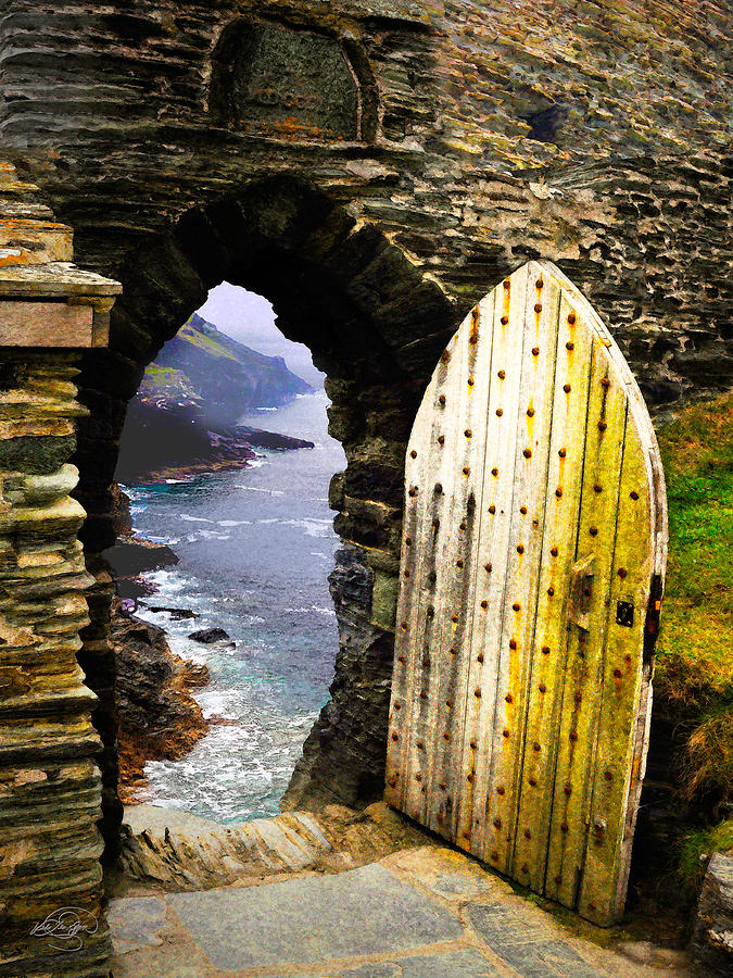 Doorway to the Sea Digital Art by Vicki Lea Eggen