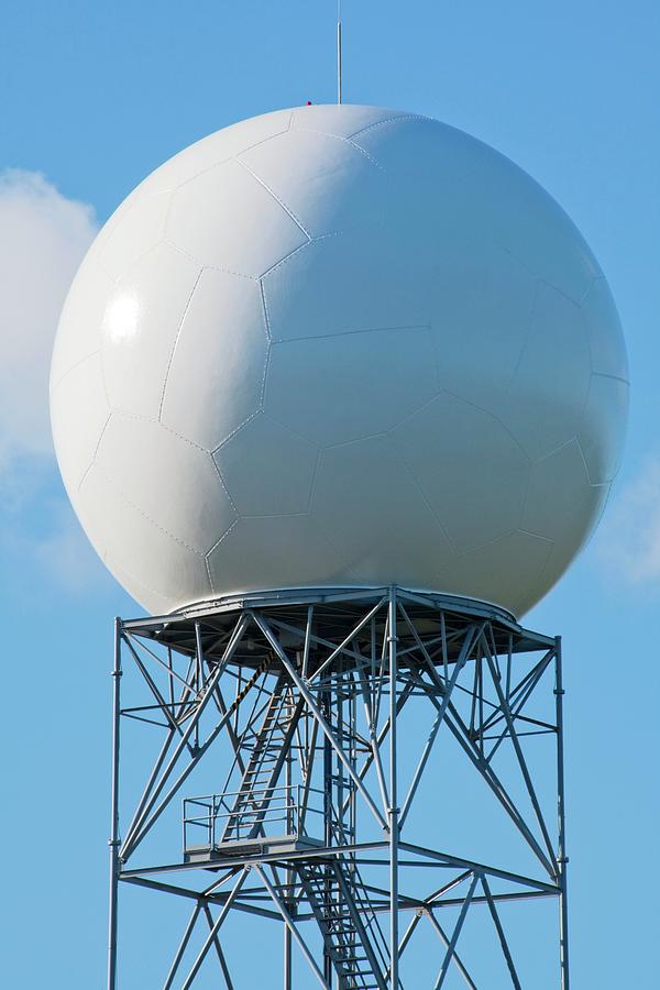 Doppler Radar Dome Photograph by Jim Edds/science Photo Library