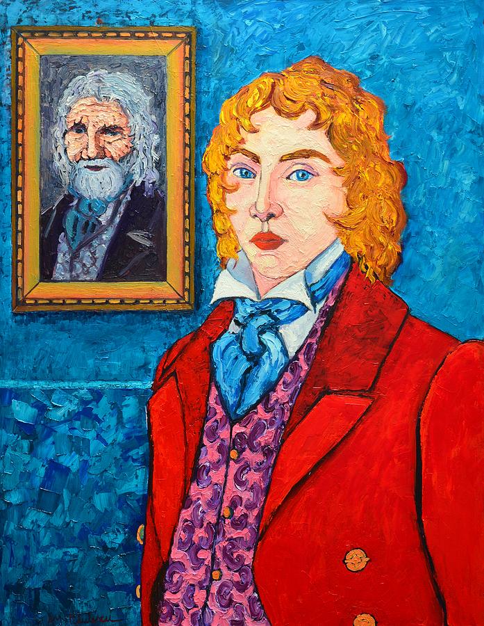 Portrait Painting - Dorian Gray by Ana Maria Edulescu