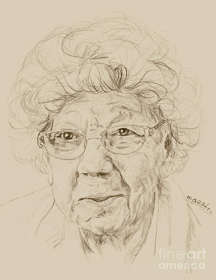 Doris Drawing by PainterArtist FIN