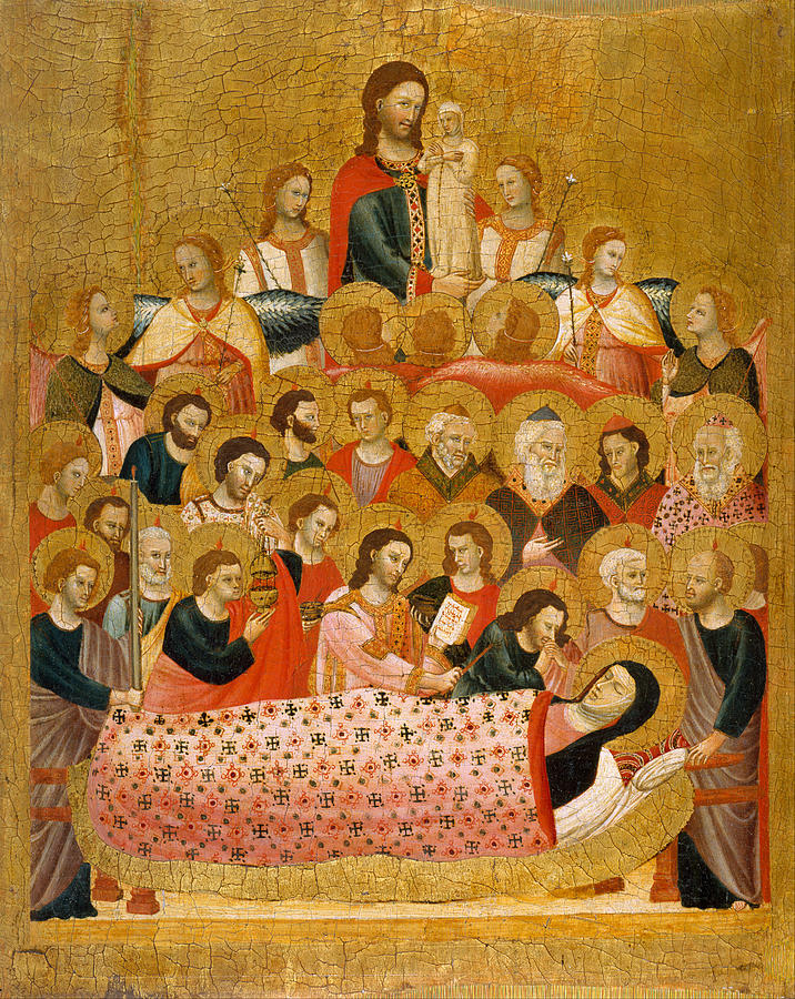 Dormition of the Virgin Painting by Master of the Cini Madonna