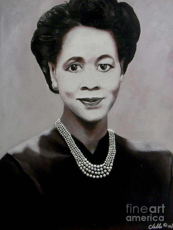 Dorothy Height Painting by Michelle Brantley