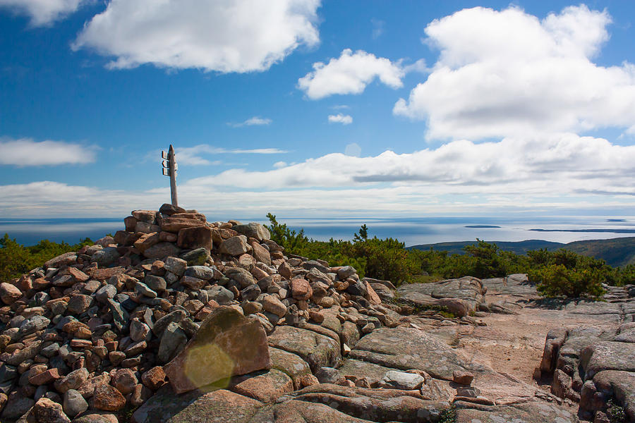Dorr Mountain Summit - Acadia Photograph by Kirkodd Photography Of New England