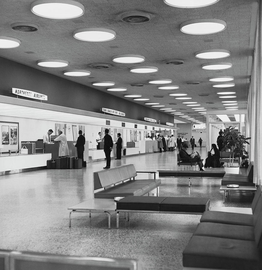 Dorval International Airport Photograph by Underwood Archives