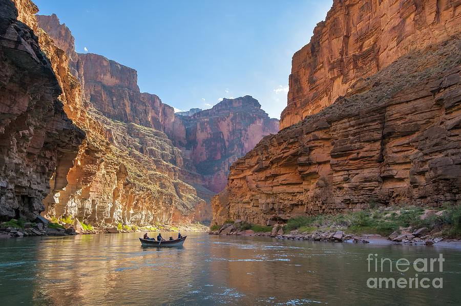 Dory on the Colorado River Photograph by Jim Block