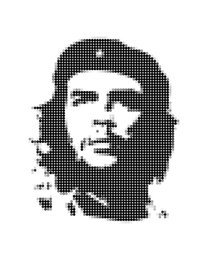 Che Guevara Portrait Line Art - Che Guevara - Long Sleeve T-Shirt