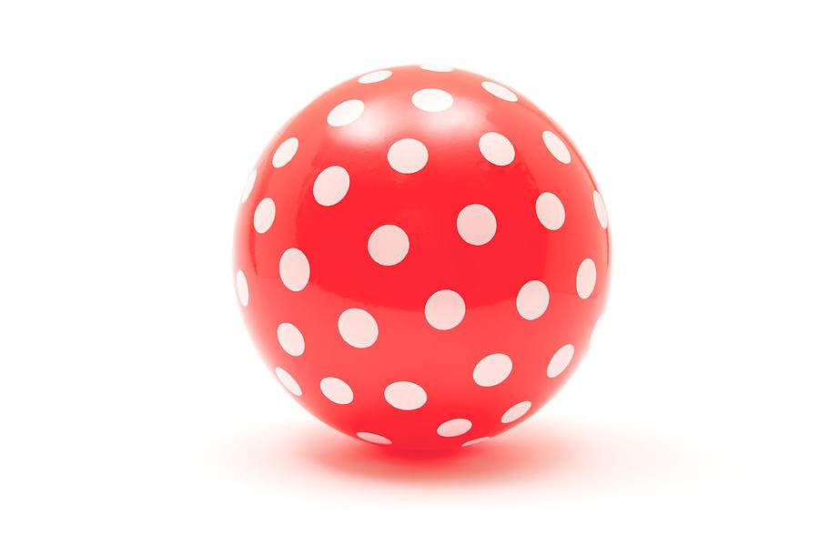 Dotted Red Ball Photograph by JoKMedia