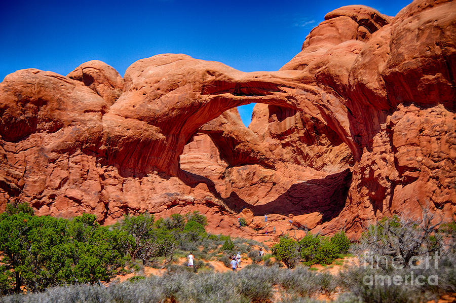 Double Arch  1 Photograph by Rick Bragan