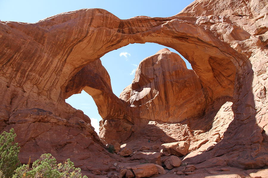 Arches National Park Photograph - Double Arch Arcs by Christiane Schulze Art And Photography