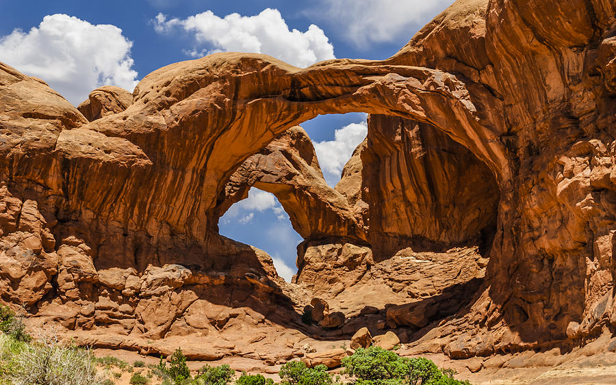 Arches National Park Photograph - Double Arch by Radek Hofman