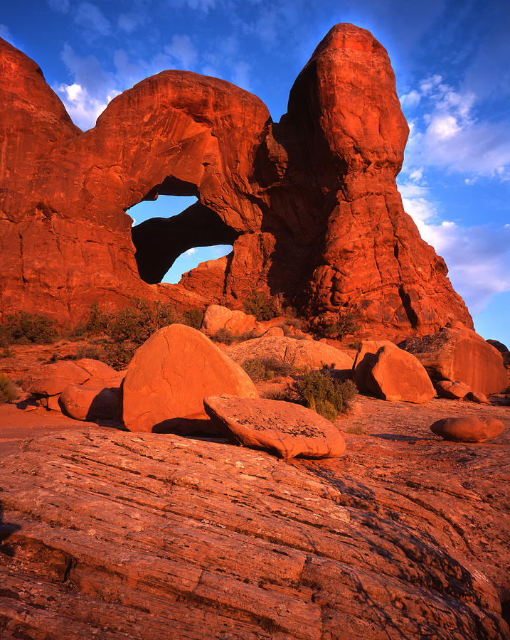 Double Arch Photograph by Ray Mathis