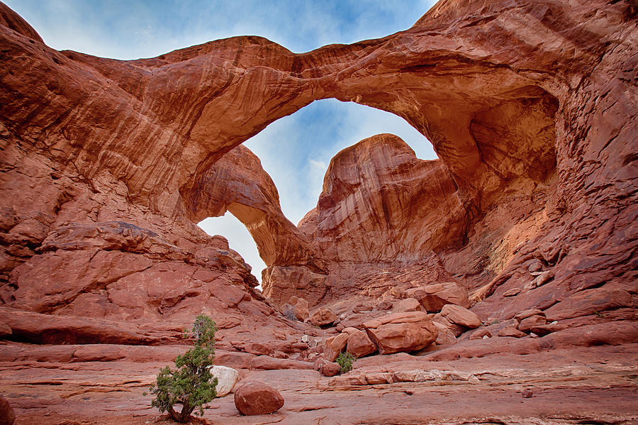 Arches National Park Photograph - Double Arch by Thorpeland Photography