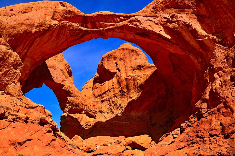 Double Arch Photograph by Walt Sterneman