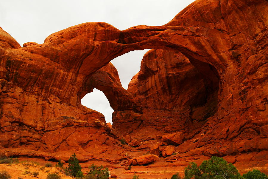 Double Arches Photograph by Jeff Swan