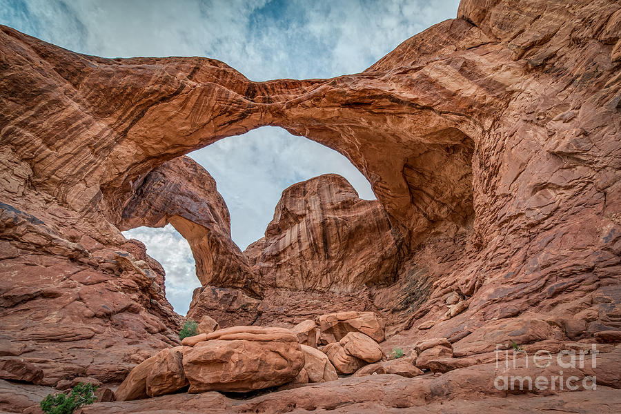 Double Arches Photograph by Michael Ver Sprill