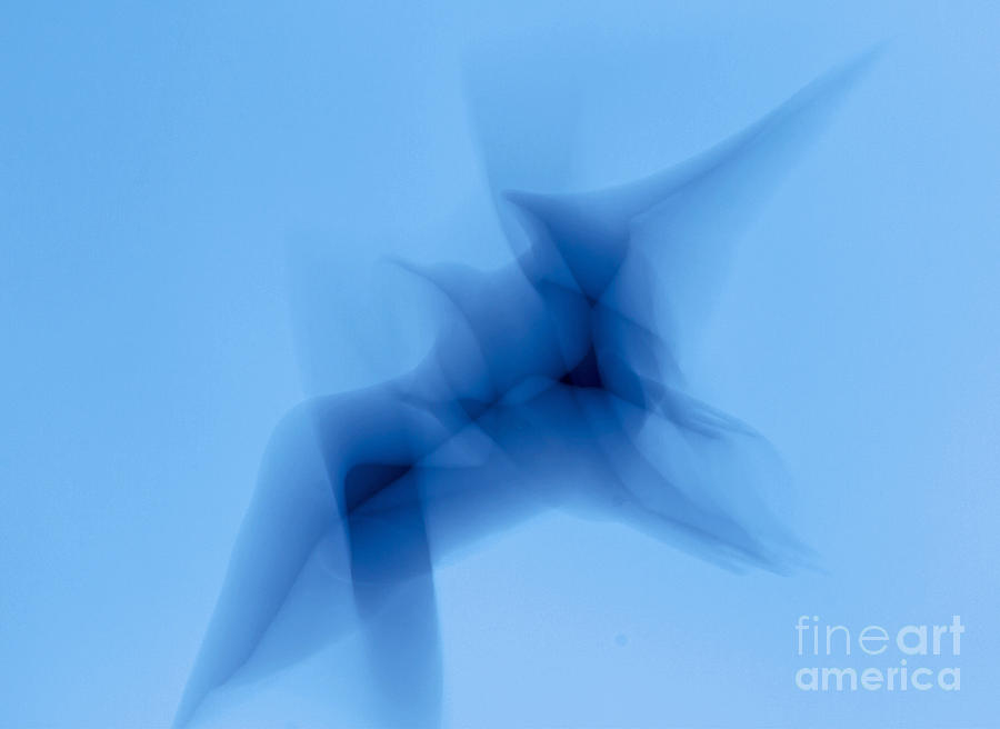 Double blue shadows Photograph by Jean-Luc Baron