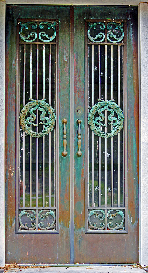 Vintage Photograph - Double Doors by Cynthia Guinn