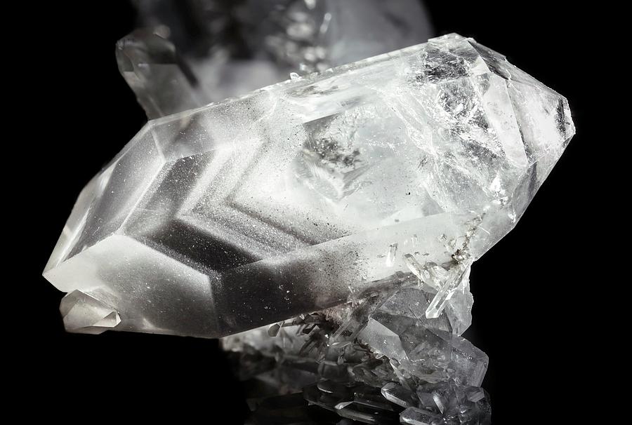 Double-ended Quartz Crystal Photograph by Dr Juerg Alean