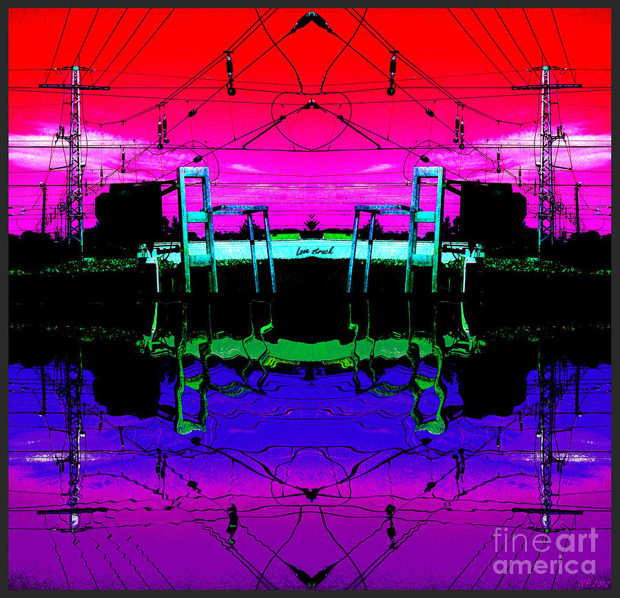 Pylons Mixed Media - Double Images - Lovestruck by Nicole Philippi