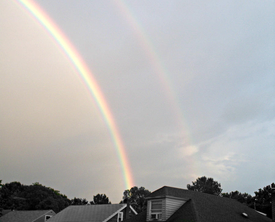 Double Rainbow Photograph by Dark Whimsy