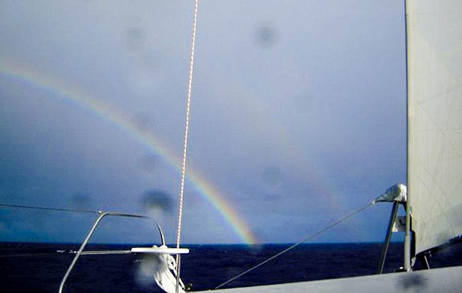 Double Rainbow Photograph by Debbie Cundy