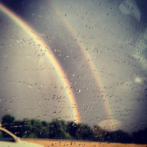 Double Rainbow Photograph by Sean Sullivan