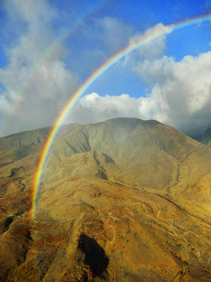 Honolulu Photograph - Double Rainbow by Stacy Vosberg